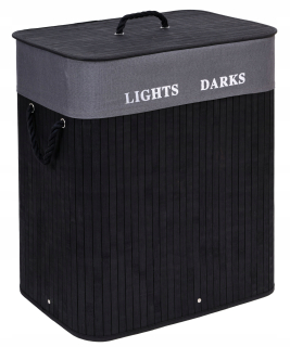 Kôš na bielizeň - Bambus Bambus Base Black Loft Container 100L