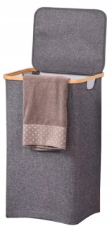 Kôš na bielizeň - Wash Basket Two -Chamber 160L Bamboo Cantainer