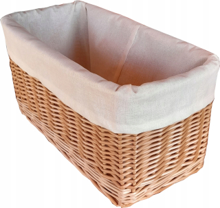 Kôš na bielizeň - Organizátor prúteného koša košíka 40x20x20