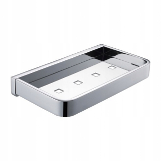 Kúpeľňová polica - Bramon Wall Shower Basket Chrome 20 cm