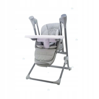 Detská stolička - Kŕmne kreslo Swing Ty868 Gray #D1