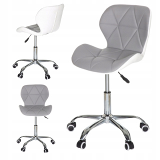 Ergonomická kľakačka - Stolička pre mládež šedú bielu rotačnú rotačnú rotač