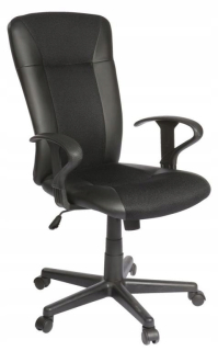 Barová stolička do kuchyne - Rotačná kancelárska stolička Sund Leather Eco.