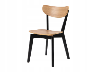 Kuchynská, jedálenská stolička - Drevená stolička Harlan Wood Dyhy Black Oak