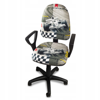 Stolička do detskej izby - Detská otočná stolička pre chovaný F1 Desk