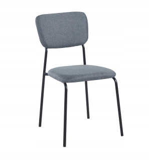Stolička do obývačky - Stolička čalúnená do kancelárie Madeira Salon Grey