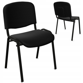 Stolička do obývačky - Čalúnené stoličky ISO Black NS
