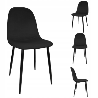 Kuchynská, jedálenská stolička - Čalúnené stoličky Salon Saller Black Office