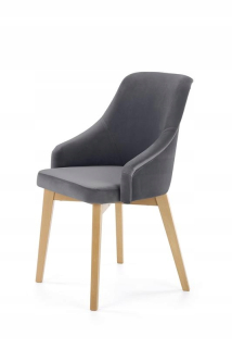 Kuchynská, jedálenská stolička - Stolička Toledo 2 látka med Honey Oak Grey Halmar