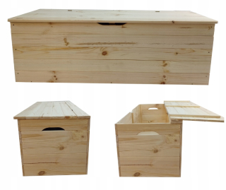 Komoda, box do spálne - Drevený kmeň podkrovia kudy kud 135 litrov