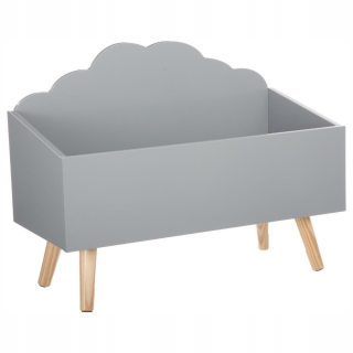 Úložný box pre deti - Kontajner pre pokladňu pre hračky Gray Cloud