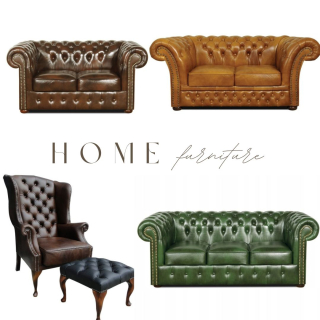 Pohovka, gauč - Model stoličky pohovky Chesterfield