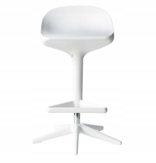 Barová stolička do kuchyne - King Home Hoker Bent White Reg.