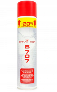 Spray-kon kontaktné lepidlo B707 600 ml HPL, MDF, PVC