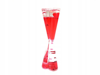 Detské hodiny do izby - Hopsydra gel srdce červený deň Valentína veľký