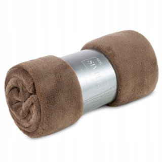 Prikrývka, prehozy na posteľ - Prikrývka 150x200 Sladká mikrovlákna Simple Béžová