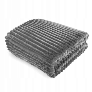 Prikrývka, prehozy na posteľ - Prikrývka 160x200 Mikrovlákna stlačená pruhy Ardea 10
