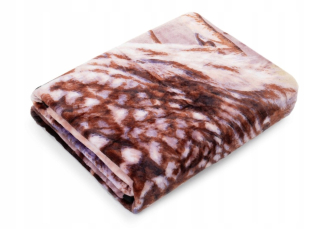Prikrývka, prehozy na posteľ - Prikrývka 160x210 farebná akrylová A-822-1 OWL