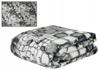Prikrývka, prehozy na posteľ - Prikrývka 160x210 farebná akrylová A-933-5 kamene