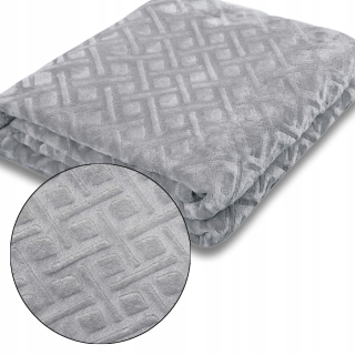 Prikrývka, prehozy na posteľ - Prikrývka 220x200 TORKS MikrofiBra od šedej