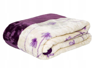 Prikrývka, prehozy na posteľ - Farebná akrylová prikrývka A-081 hrubá kockovaná 160x210
