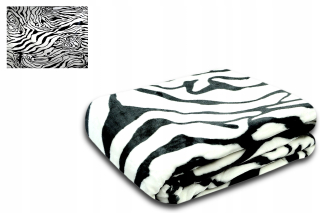 Prikrývka, prehozy na posteľ - Akrylová prikrývka 160x210 Zebra Elway Fat Where Warm
