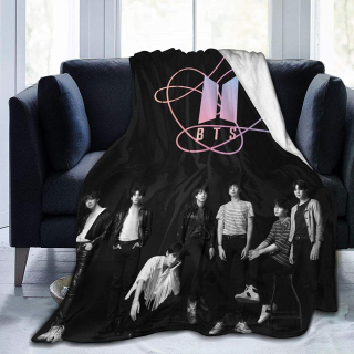 Prikrývka, prehozy na posteľ - Prikrývka BTS KPOP Army Hugs Supercre prikrývka4