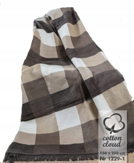 Prikrývka, prehozy na posteľ - Bavlnená prikrývka 150x200 UMIPLED 1229-1 Cotton Claud