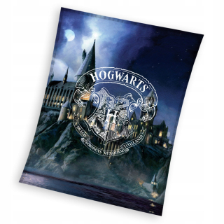 Prikrývka, prehozy na posteľ - KOC Coral 130x170 Harry Potter Hogward Magic