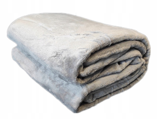 Prikrývka, prehozy na posteľ - Hladká prikrývka Bedspread 200x220 Tmavá mikrovlákna