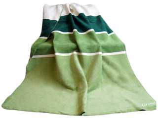 Prikrývka, prehozy na posteľ - Glamour prikrývka pekná bavlna 150x200 Greno Sunset Green Green