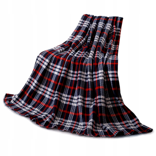 Prikrývka, prehozy na posteľ - Mäkká prikrývka 160x200 fleece nina 10