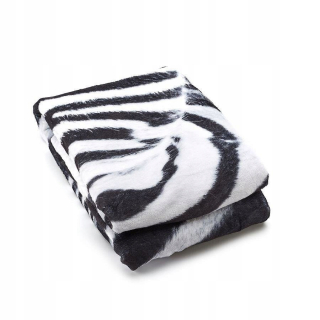 Prikrývka, prehozy na posteľ - Slečna Lucy Animals DeCet 150 x 200 cm Zebra 3D