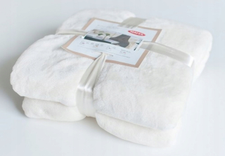 Prikrývka, prehozy na posteľ - Koc Plain Ekri 02 Matex 150x200