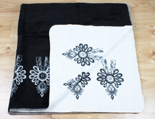 Prikrývka, prehozy na posteľ - Lima Tannery Deka kožená bavlna 150 cm x 200