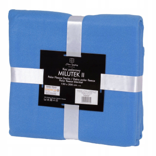 Prikrývka, prehozy na posteľ - Prikrývka Blue Fleece 130x170 Polar Plaid