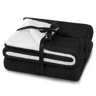 Prikrývka, prehozy na posteľ - Shleepy prikrývka čierna tlačená Jacquard Modern 7