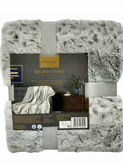 Prikrývka, prehozy na posteľ - Prikrývka Slekee Polyester 150 x 200 cm šedá