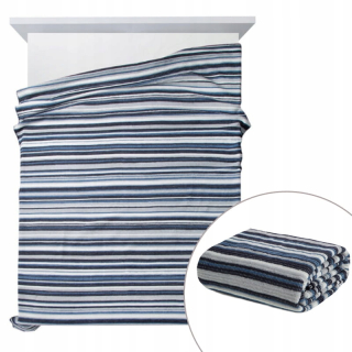 Prikrývka, prehozy na posteľ - Bavlnená akrylová prikrývka 200x220 NAVY MODRÁ