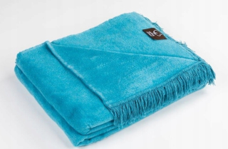 Prikrývka, prehozy na posteľ - Akrylic 70 x 150 tyrkysová prikrývka