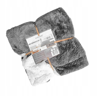 Prikrývka, prehozy na posteľ - Dekoratívna prikrývka SMUKEE Double -eded Grey 150x180 cm