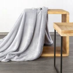 Prikrývka, prehozy na posteľ - Eurofirany 70x160 Strieborná prikrývka