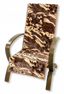 Prikrývka, prehozy na posteľ - Prikrývka stoličky 50x150 Elway Animal Pattern 726 50x15