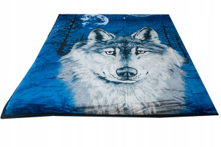 Prikrývka, prehozy na posteľ - Čierna prikrývka 160x210 Elway Fat