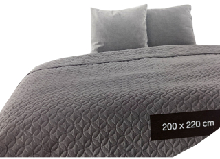 Prikrývka, prehozy na posteľ - Prikrývka Bedspread Slukee 200x220 Gray Wheels