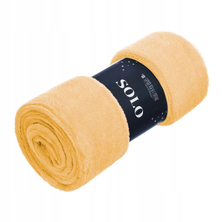 Prikrývka, prehozy na posteľ - Prikrývka mikrofiber 130x170 horčica