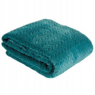 Prikrývka, prehozy na posteľ - Bavlnená posteľná postele 200x220 Boho Eco Browe Fringes