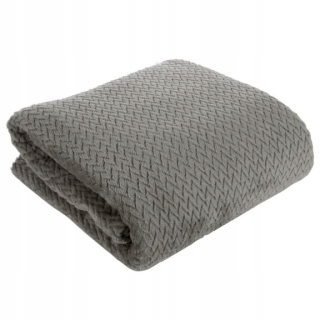 Prikrývka, prehozy na posteľ - Mikrofiber Bedspread 200x220 Cindy 3 grafit