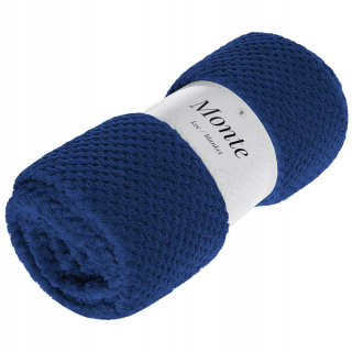 Prikrývka, prehozy na posteľ - Čierna prikrývka z mikrovlákna 200x220 Navy modrá