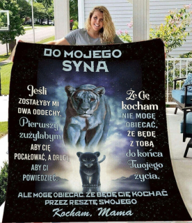 Prikrývka, prehozy na posteľ - Akrylové bacy späť 150 x 200 béžové